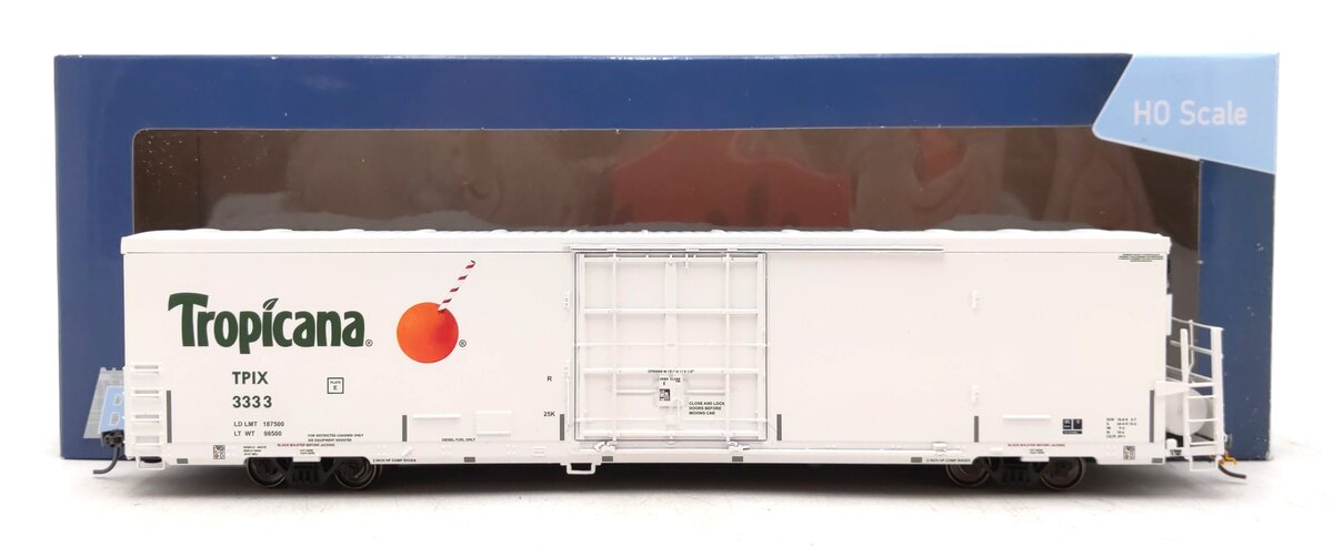 BLMA Models 52748 HO Tropicana Trinity 64' Reefer #3333