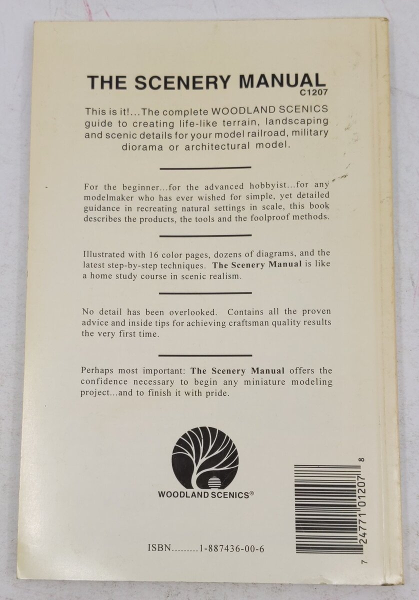 The Scenery Manual Paperback Book By Woodland Scenics EX