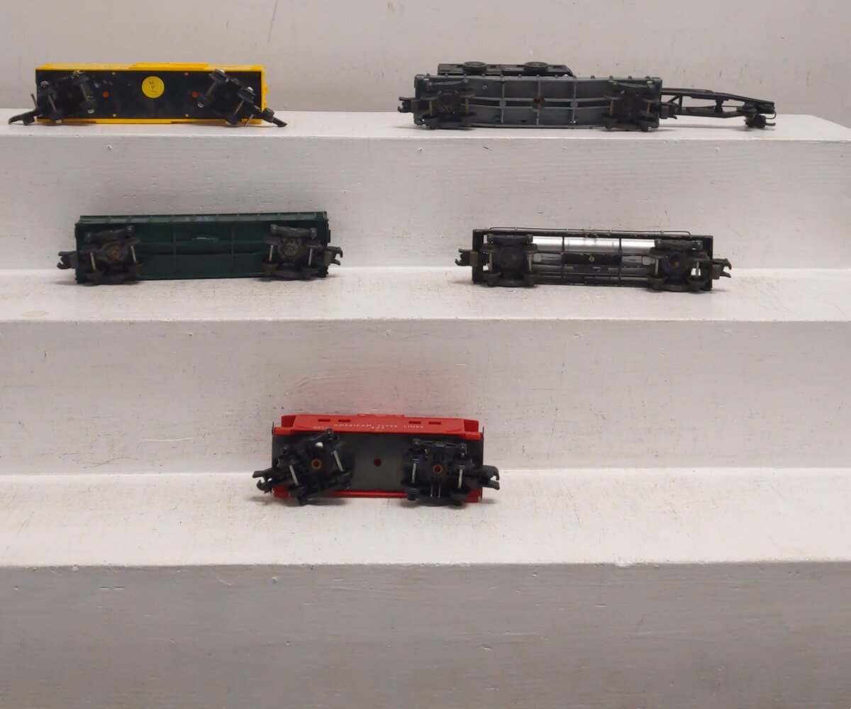 American Flyer S Postwar Freight Cars # 925, 931, 639, 24543 & 806 [5] EX
