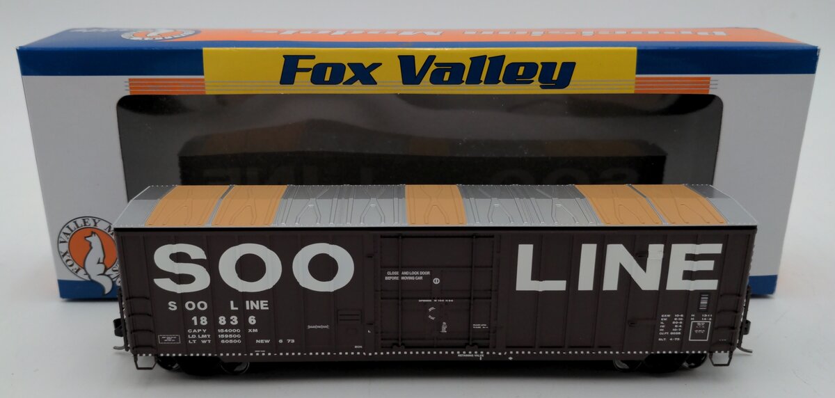 Fox Valley Models 30050 HO SOO 7 Post Boxcar #18836