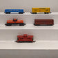American Flyer S Postwar Freight Cars # 637, 24124, 974, 24329 & 638 [5] EX