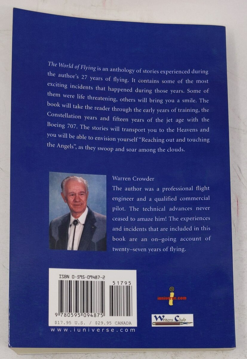 The World of Flying Paperback Book By Warren C. Crowder EX