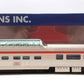 Rapido Trains 116044 HO CP Rail Action Red Budd Mid-Train Dome Car #505