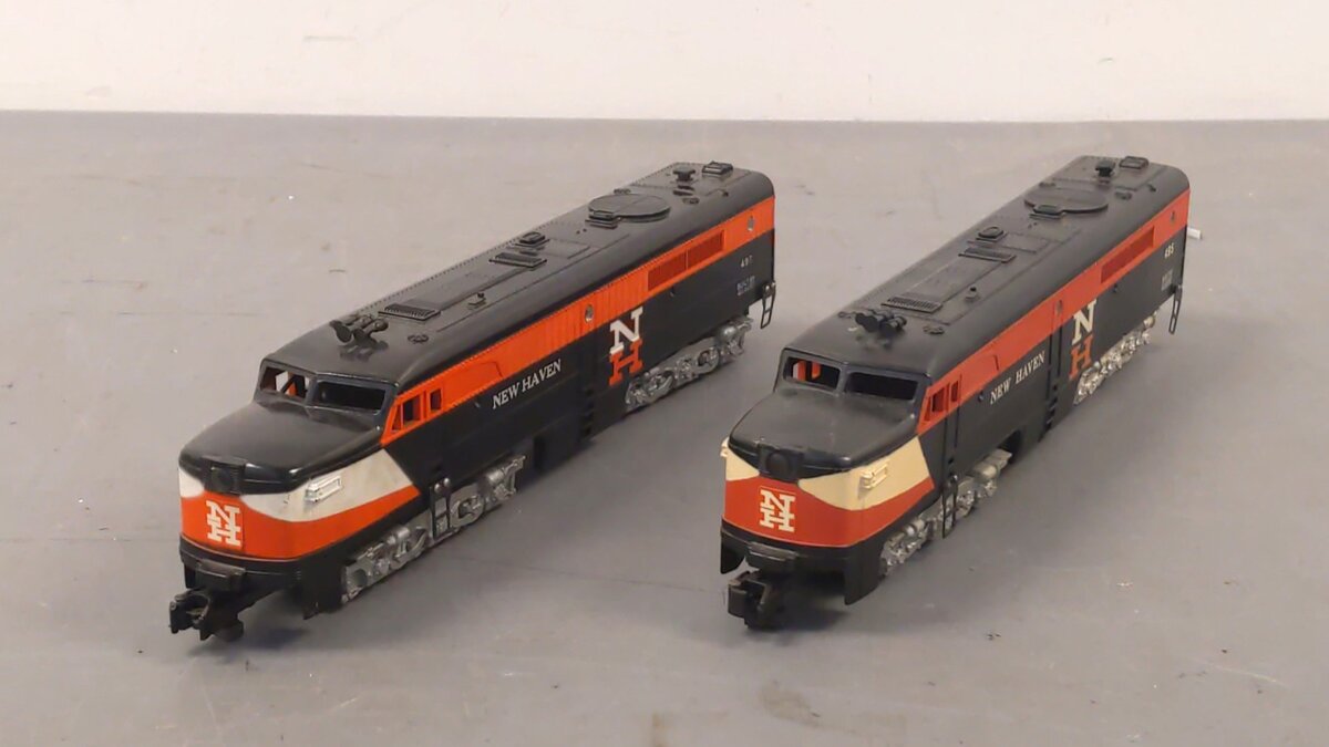 American Flyer 495 Vintage S New Haven Diesel Locomotive & Dummy Set