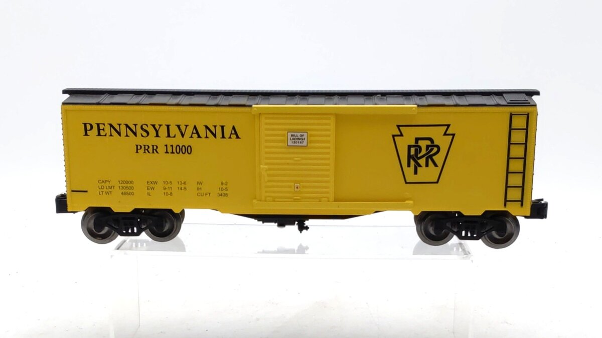 Menards 279-5331 O Gauge Custom Pennsylvania Railroad PRR Boxcar #11000