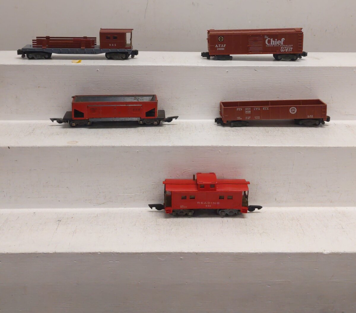 American Flyer Vintage S Postwar Freight Cars # 24106, 24003, 630, 945 & 716 [5]
