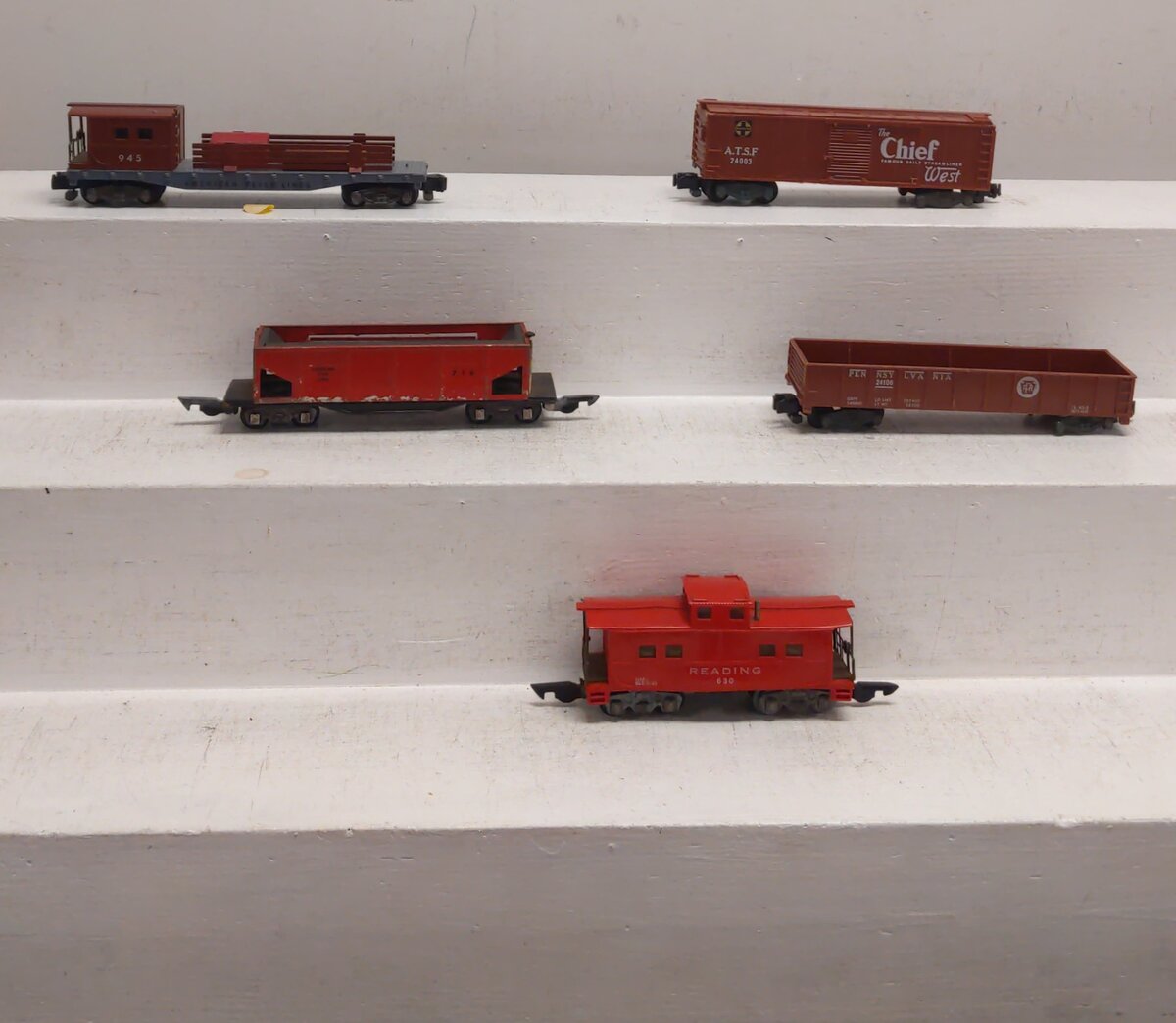 American Flyer Vintage S Postwar Freight Cars # 24106, 24003, 630, 945 & 716 [5]