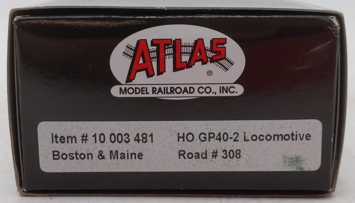 Atlas 10003481 HO Boston & Maine GP40-2 Diesel Locomotive #308 with Sound