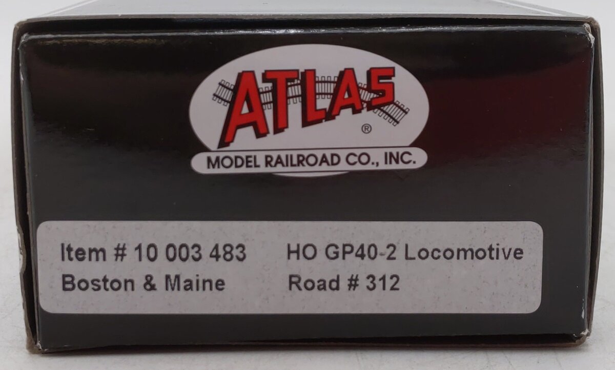 Atlas 10003483 HO Boston & Maine GP40-2 Diesel Locomotive #312 with Sound