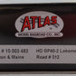 Atlas 10003483 HO Boston & Maine GP40-2 Diesel Locomotive #312 with Sound
