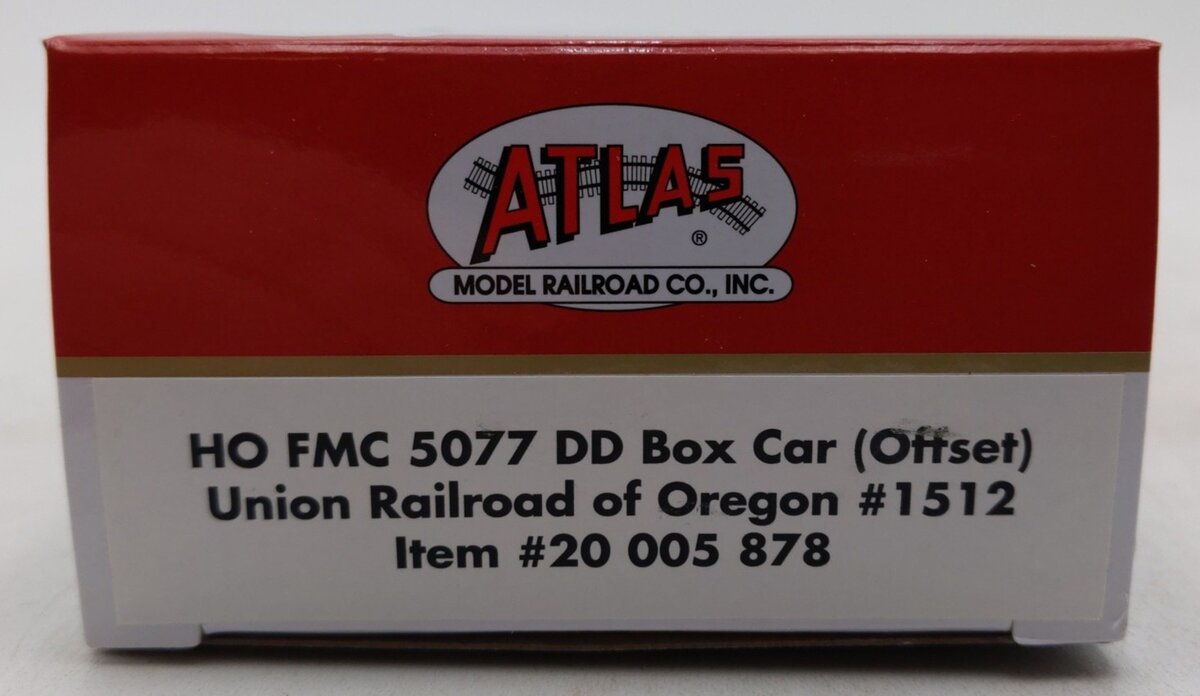 Atlas 20005878 HO Union Railway of Oregon FMC 5077 Double Door Box Car #1512