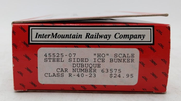InterMountain 45525-07 HO Scale Dubuque Steel Sided Ice Bunker #63575 LN/Box