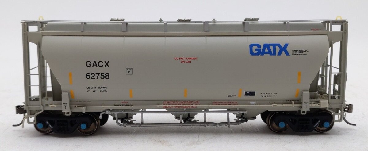 Atlas 20006837 HO General American (GACX) Trinity 3230 Covered Hopper #62758