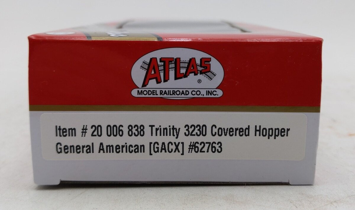 Atlas 20006838 HO General American (GACX) Trinity 3230 Covered Hopper #62763
