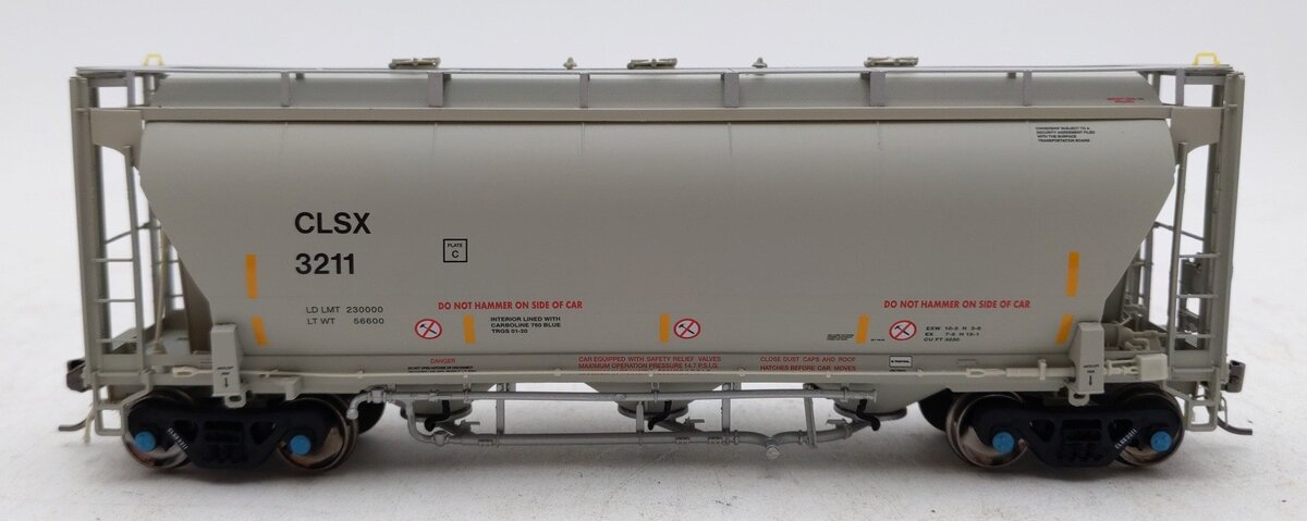 Atlas 20006852 HO Cargill Salt CLSX Trinity 3230 3-Bay Covered Hopper RTR #3211