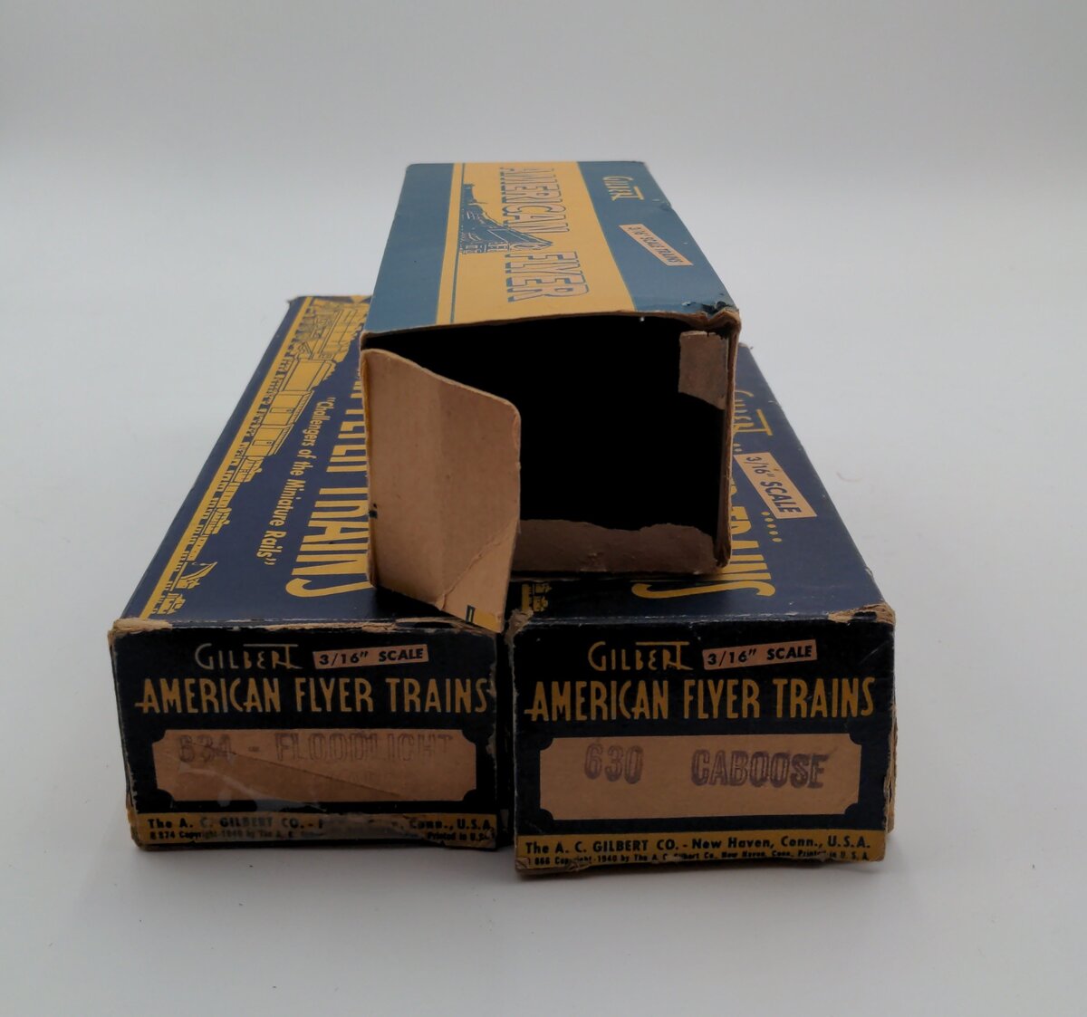 American Flyer Vintage S Postwar Freight Cars # 632, 982, 641, 630 & 42597 [5] VG