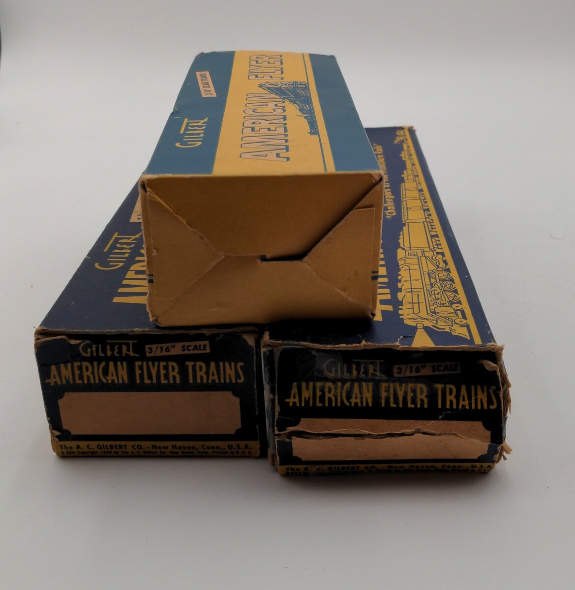 American Flyer Vintage S Postwar Freight Cars # 632, 982, 641, 630 & 42597 [5] VG