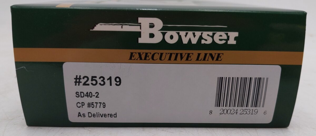 Bowser 25319 HO CP Rail As Delivered GMD SD40-2 Diesel Locomotive #5779