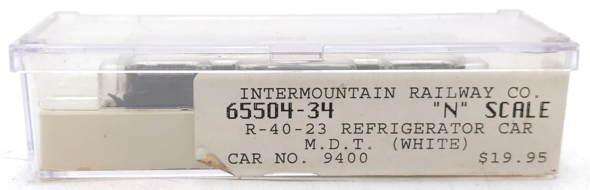 InterMountain 65504-34 N Scale Merchants Despatch/MDT Refrigerator Car #9400 LN/Box