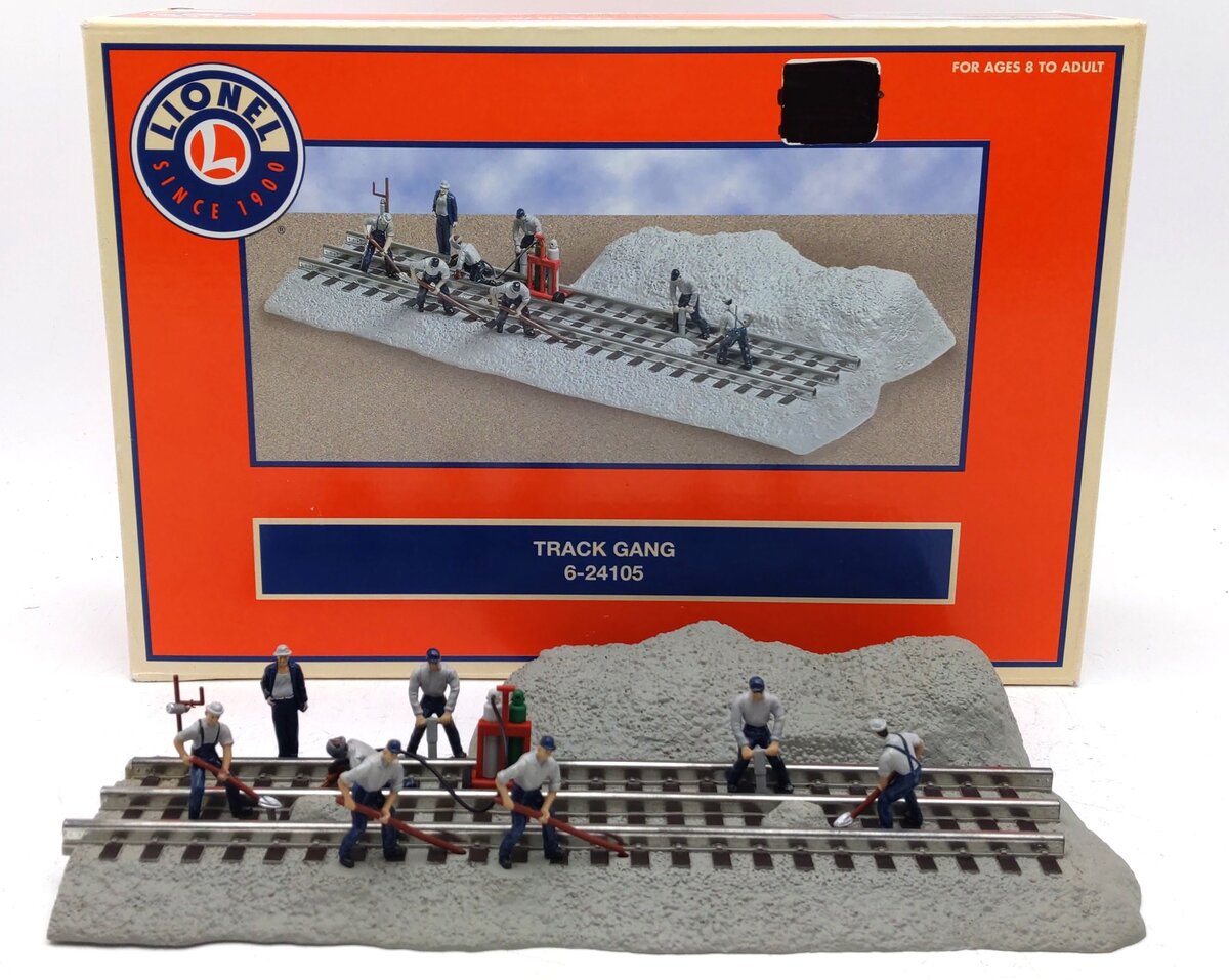 Lionel 6-24105 O Operating Track Gang with Blue LED