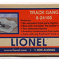 Lionel 6-24105 O Operating Track Gang with Blue LED EX/Box