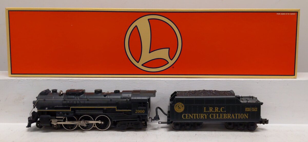 Lionel 6-18680 O L.R.R.C Hudson Traditional Steam Locomotive and Tender #2000 LN/Box