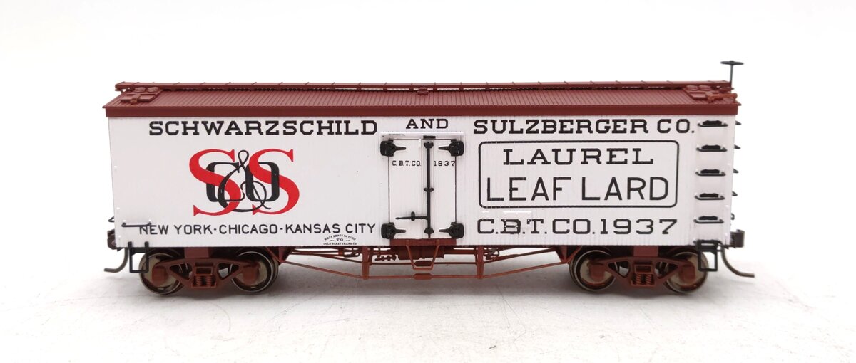 Atlas 20005815 HO Schwarzschild & Sulzberger Lard 36' Wood Reefer Car #1937