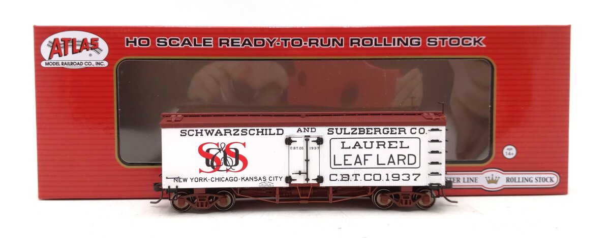 Atlas 20005815 HO Schwarzschild & Sulzberger Lard 36' Wood Reefer Car #1937