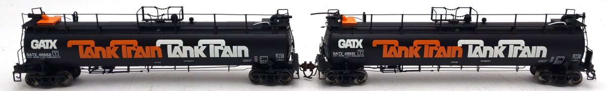 Athearn G67800 HO GATX TankTrain 23,000 Gallon End Tank Car Set (Set of 2)