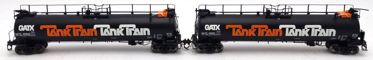 Athearn G67800 HO GATX TankTrain 23,000 Gallon End Tank Car Set (Set of 2)