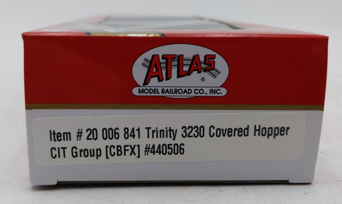Atlas 20006841 HO CIT Group CBFX Trinity 3230 3-Bay Covered Hopper #440506
