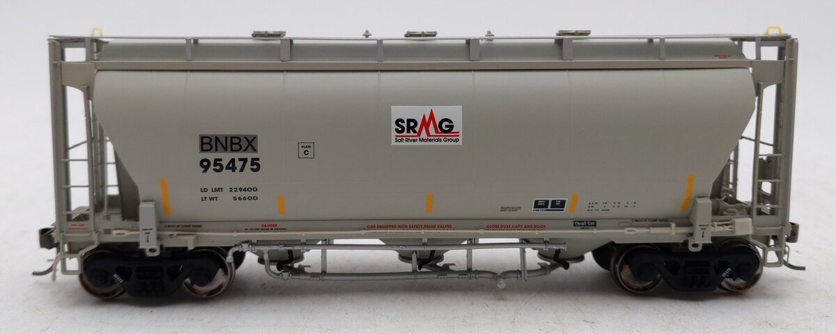 Atlas 20006833 HO BNBX Master Plus Trinity 3230 3-Bay Covered Hopper #95475