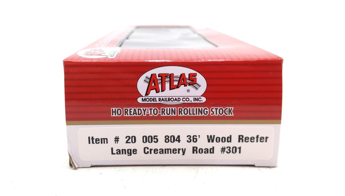 Atlas 20005804 HO Lange Creamery 36' Wood Reefer Car #301