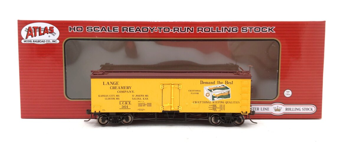 Atlas 20005804 HO Lange Creamery 36' Wood Reefer Car #301