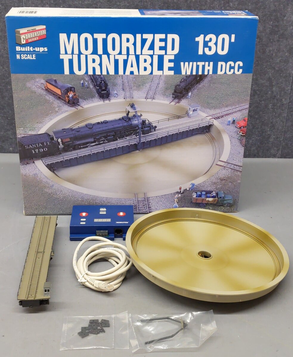 Walthers 2616 N Motorized 130' Turntable with DCC Built-ups Assembled