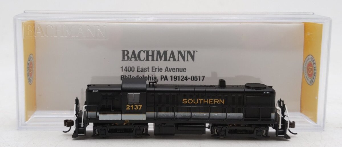 Bachmann 64254 N Scale Southern ALCO RS3 Diesel Locomotive #2137 w/ DCC EX/Box