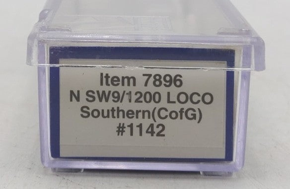Life Like 7896 N Southern SW9/1200 Diesel Locomotive #1142 EX/Box