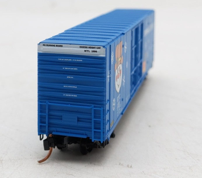 Micro-Trains 10200060 N MTL 60' Holiday Car Double Plug Door Boxcar #1998 LN/Box