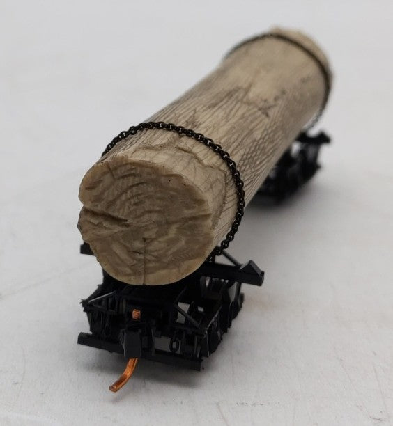 Micro-Trains 11300740 N Scale Undecorated 40' Disconnect Log Car w/Load LN/Box