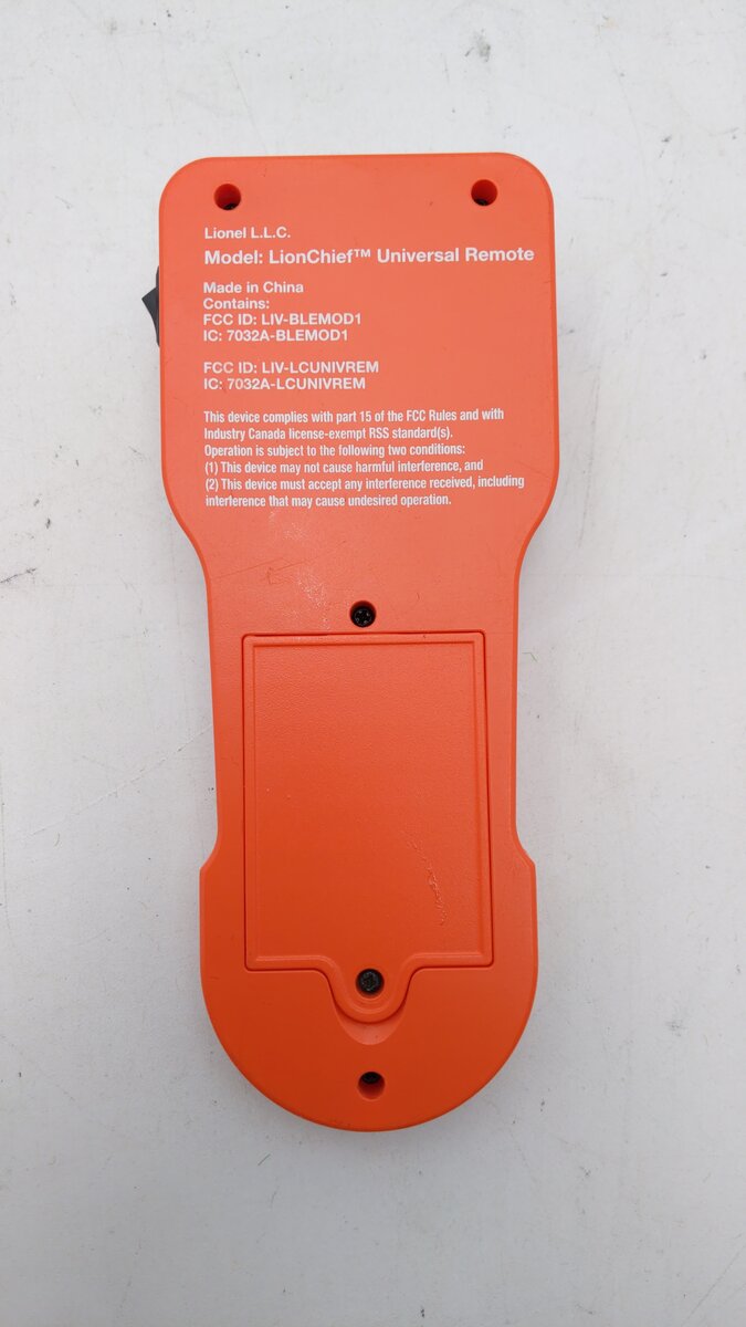 Lionel 6-83071 Universal Lionchief Remote Controller EX