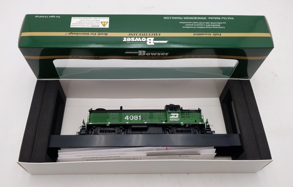Bowser 25187 HO BN Alco RS-3 Phase 3 Diesel Locomotive #4081 w/ DCC & Sound
