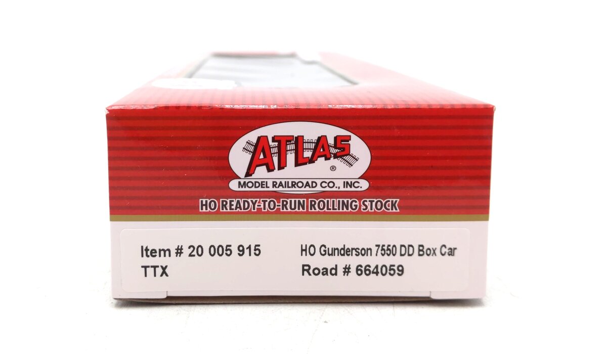 Atlas 20005915 HO TTX Master 60' Gunderson 7550 Double Door Box Car #664059