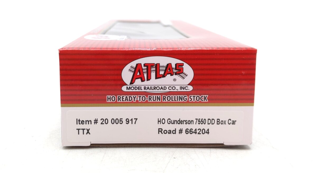 Atlas 20005917 HO TTX Master 60' Gunderson 7550 Double Door Box Car #664204