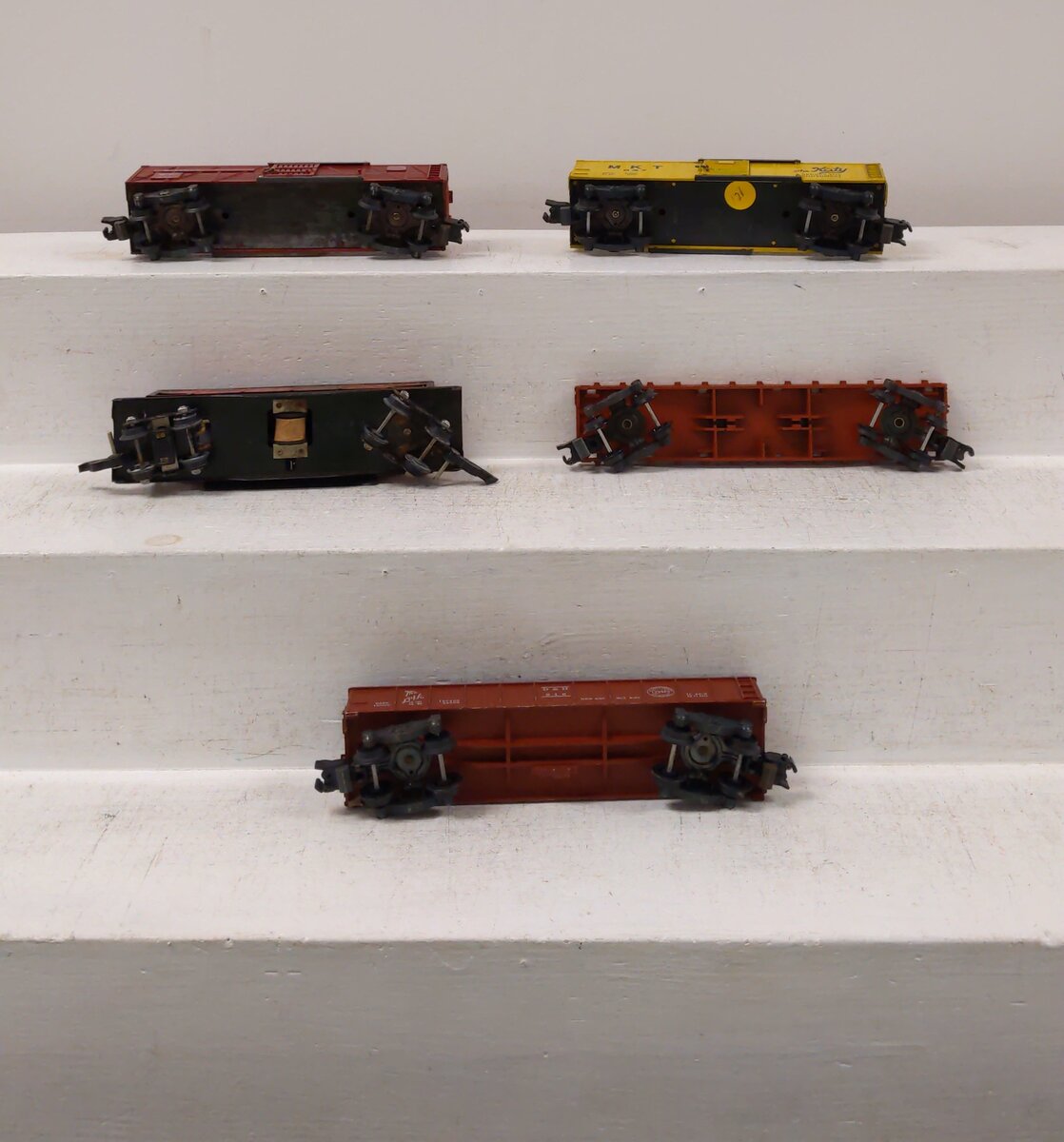 American Flyer Vintage S Postwar Freight Cars # 916, 716, 937, 929 & 24558 [5] VG