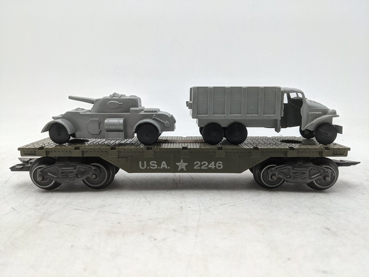Marx 2246-U.S.A. Flatcar VG