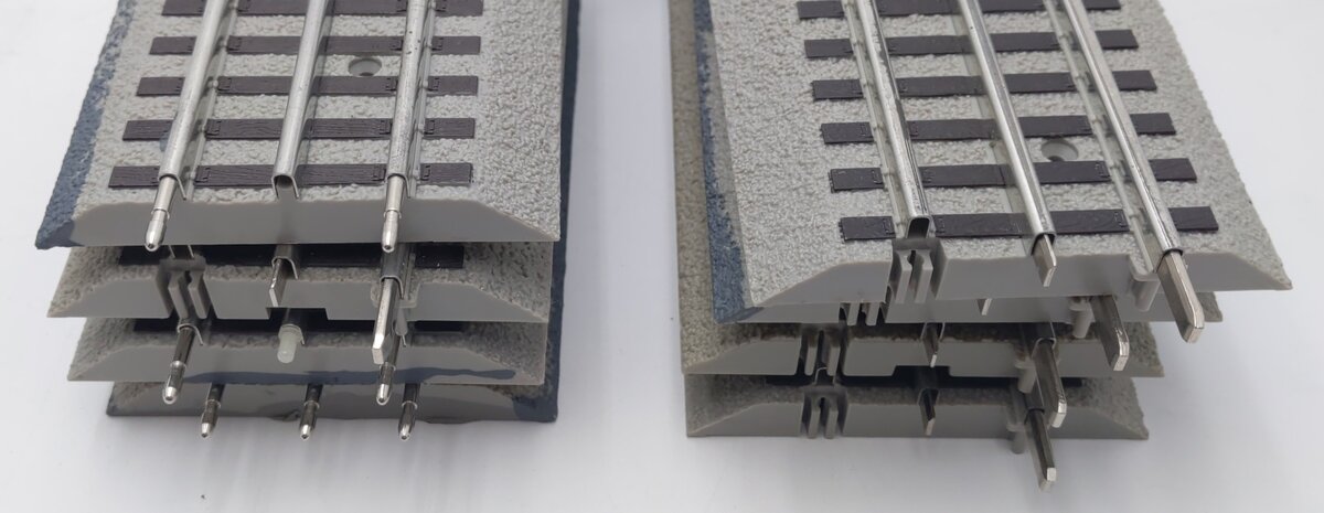 Lionel O Gauge FasTrack Straight Track Sections: 6-12040, 6-12016, 6-12073 [17] EX