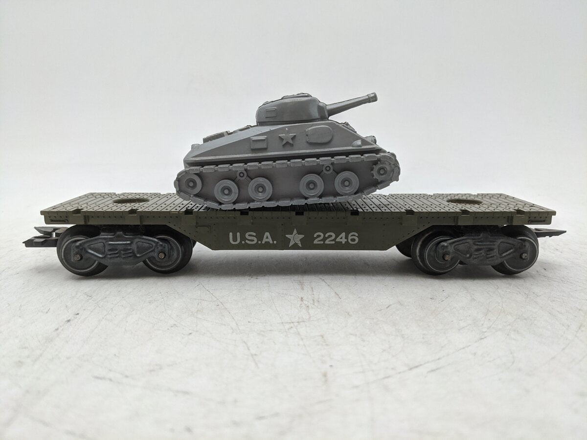 Marx 2246-U.S.A. Flatcar w/ Load VG