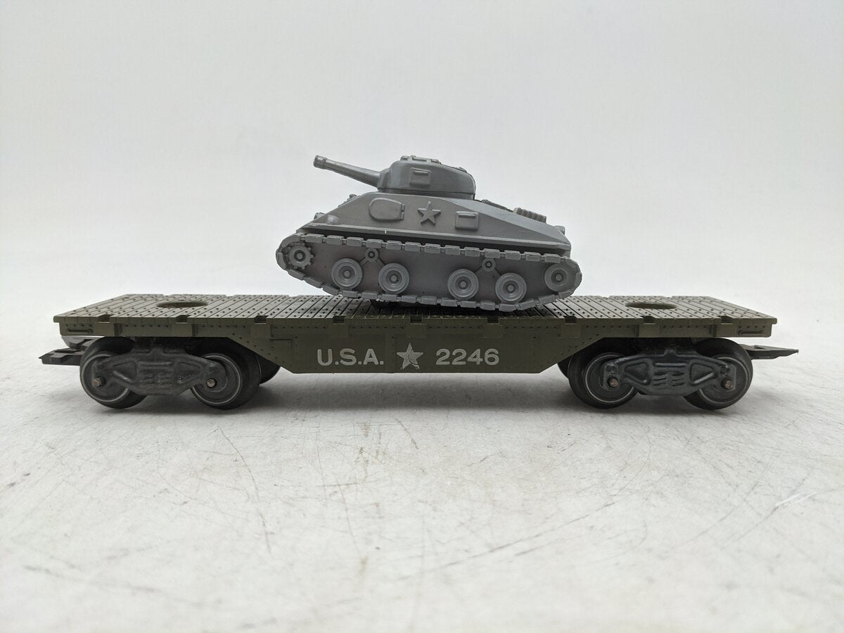 Marx 2246-U.S.A. Flatcar w/ Load VG