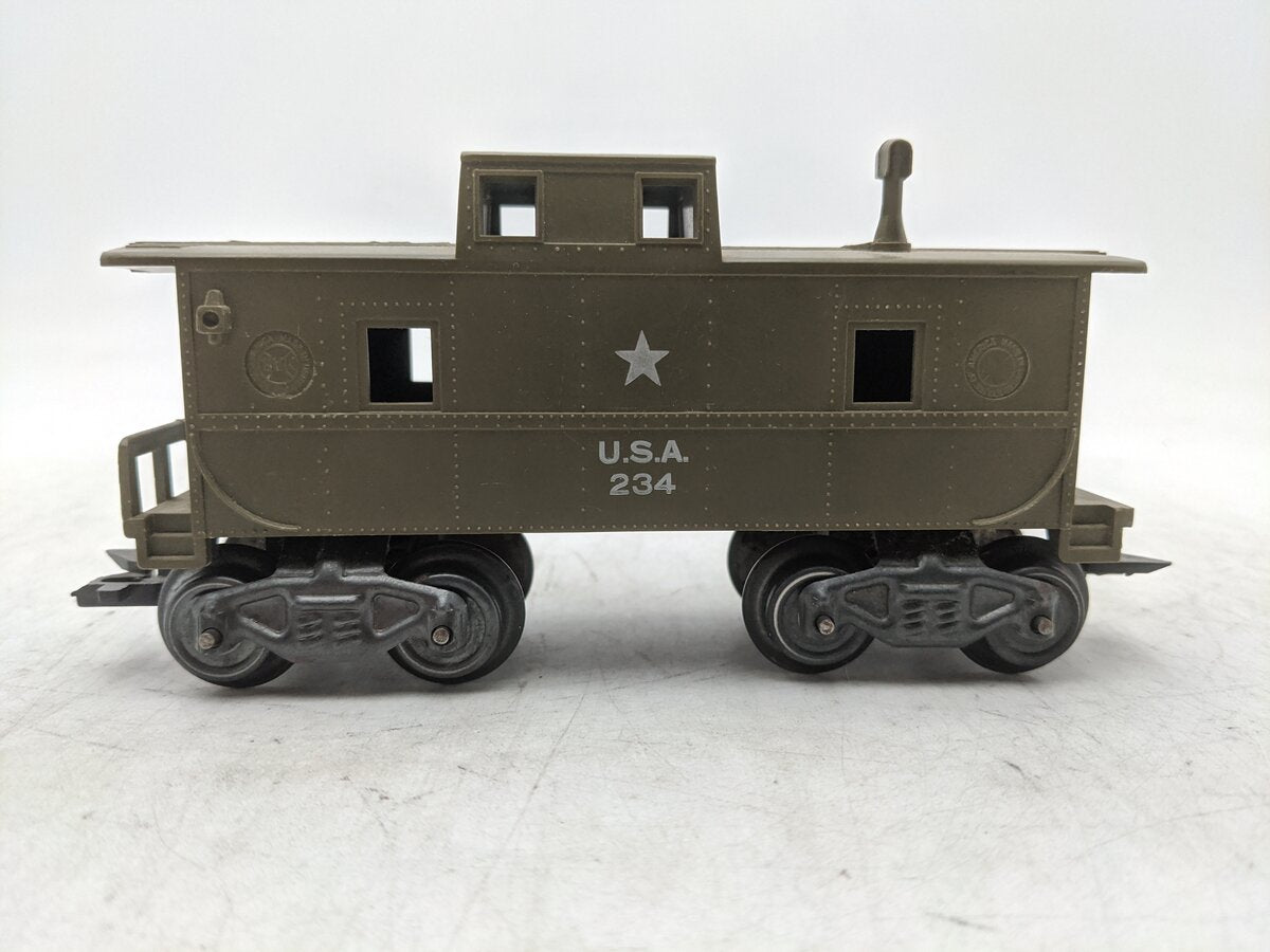 Marx 234 Vintage O USA Army Caboose