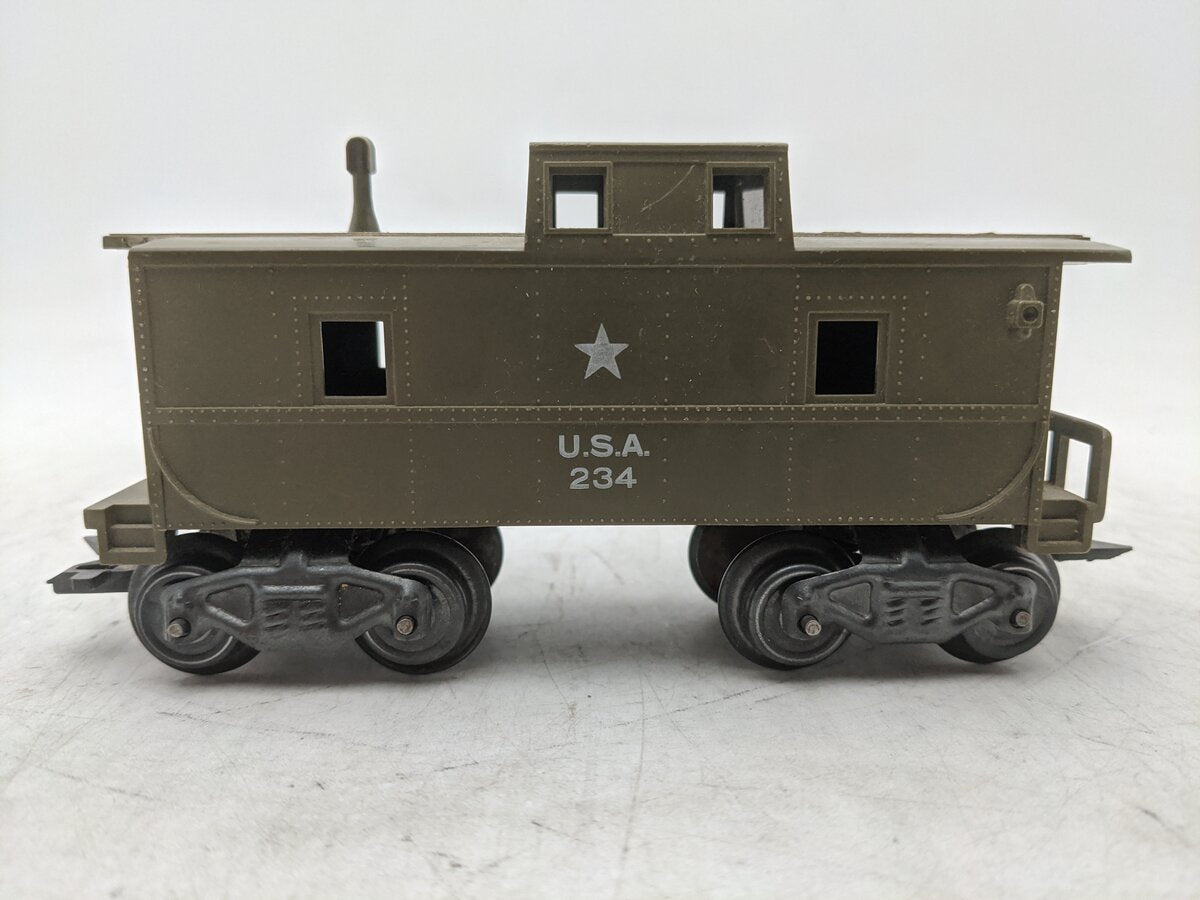 Marx 234 Vintage O USA Army Caboose